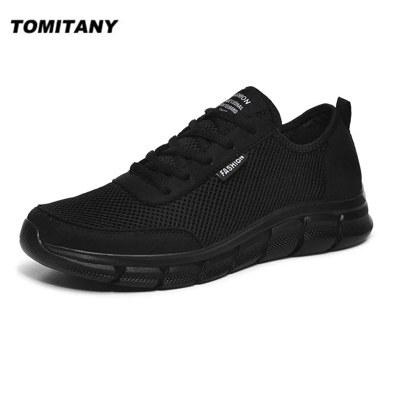 Men Shoes Trainers - Nova malha sapatos masculinos lac-up sapatos