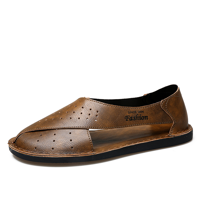 Men Shoes Eu To Us - ClaWave Sandálias casuais masculinas feitas à