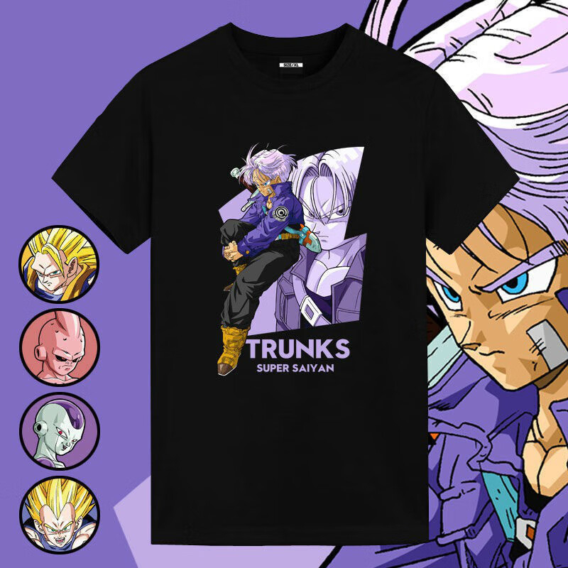 Men Shoes Under 100 - Camiseta Masculina Estampada Dragon Ball Trunks