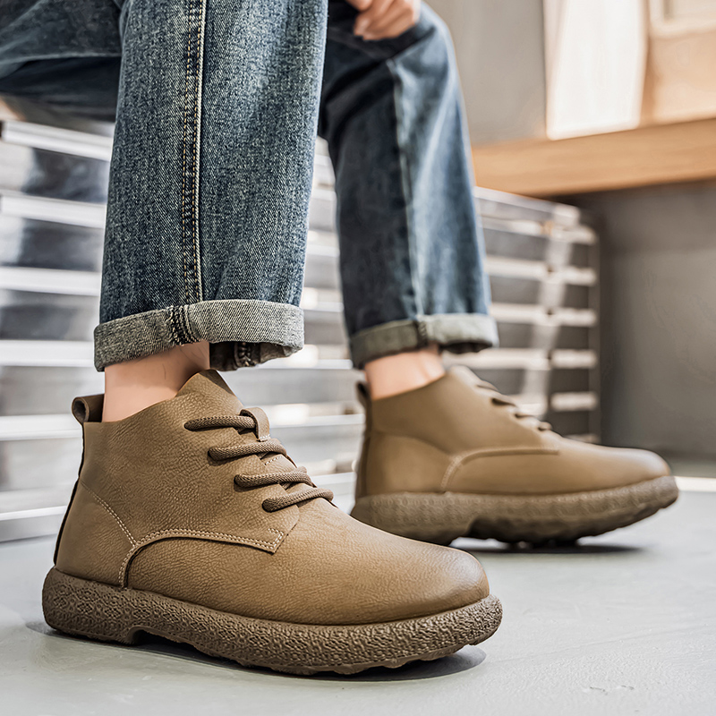 Men Shoes Trends - Botas de tornozelo masculinas botas curtas