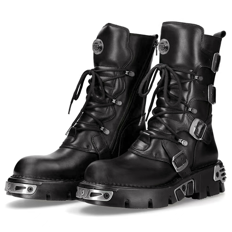 Men Shoes Trends - Homens de luxo moda punk gótico
