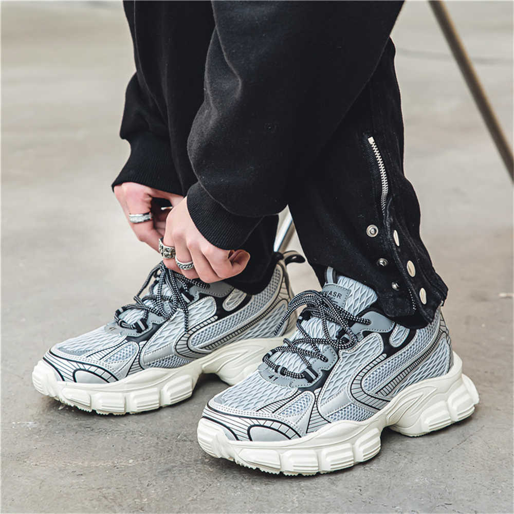 Men Shoes Trends - Outono respirável skate para adolescente tecido