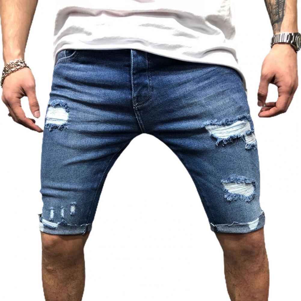 Men'S Shoes With Jeans - Calças de brim curtas denim shorts