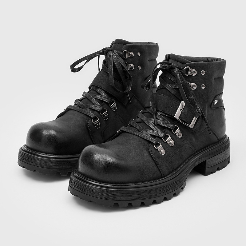 Winter Boot Insulated - Marca masculina botas de couro da
