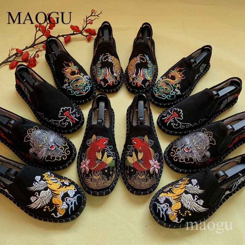 Men'S Shoes Loafers Casual - Sapatos Slip-On Unissex Estilo Chinês com