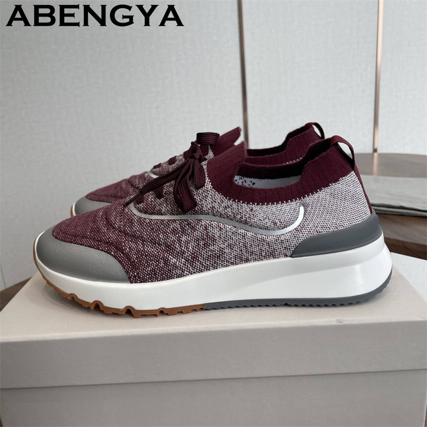 Men Shoes Trainers - Novos Sapatos Masculinos Multicoloridos de Malha,