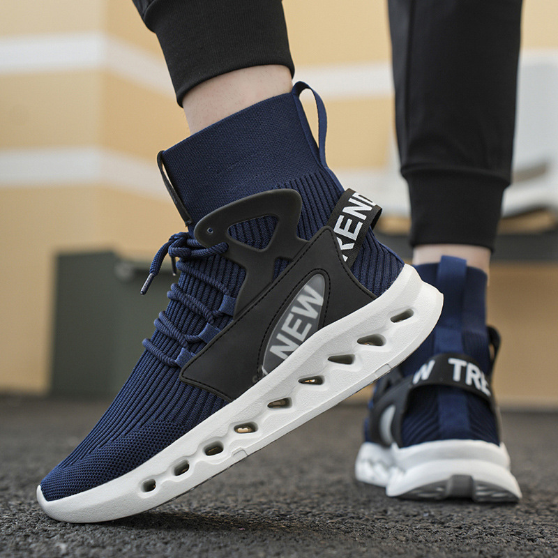 Tênis Masculino Cano Alto Mode - Men Shoes Trends avaliação e preço