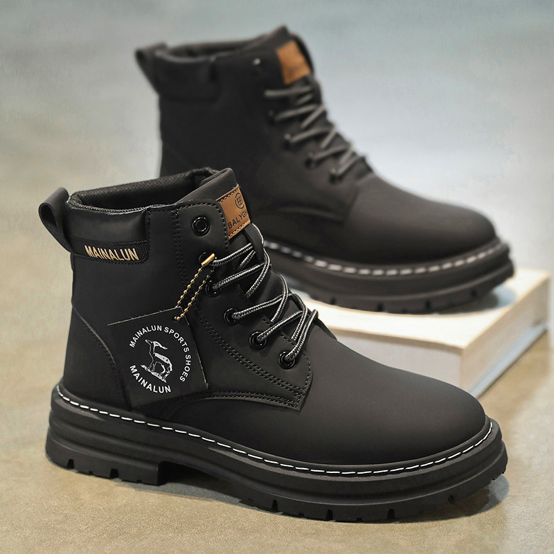 Clássico masculino botas de ca - Men Shoes Trends avaliação e preço