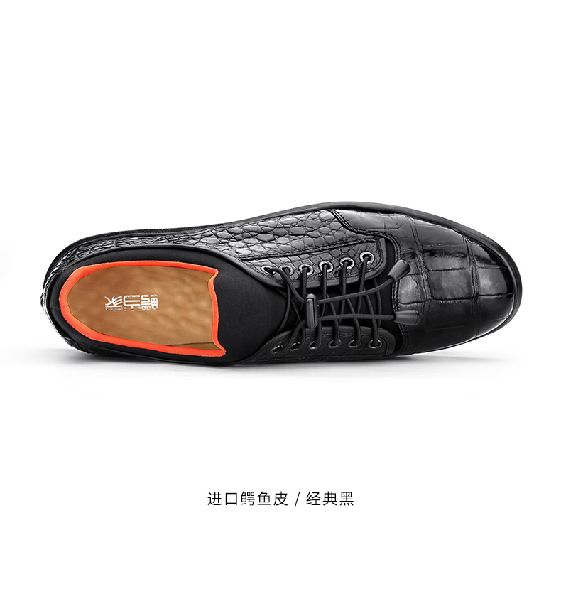 100% real genuíno pele de croc - Men Shoes Under 100 avaliação e preço