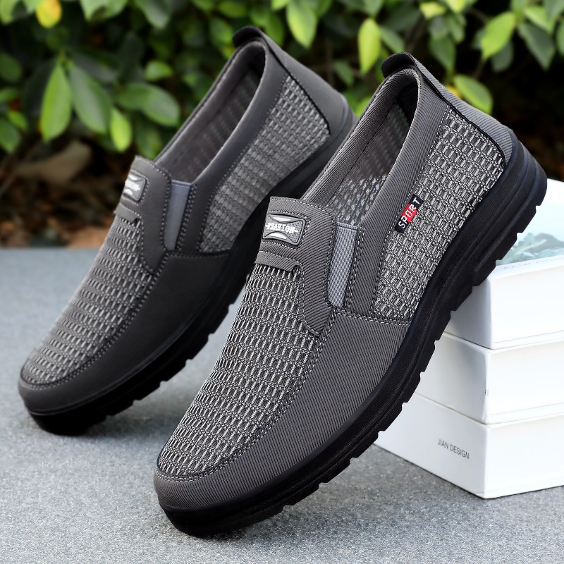 Sapatos masculinos de malha re - Men'S Shoes Loafers Casual avaliação e preço
