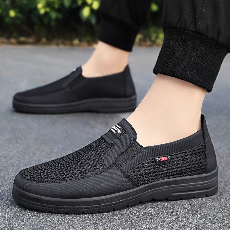 Sapatos masculinos de malha re - Men'S Shoes Loafers Casual avaliação e preço