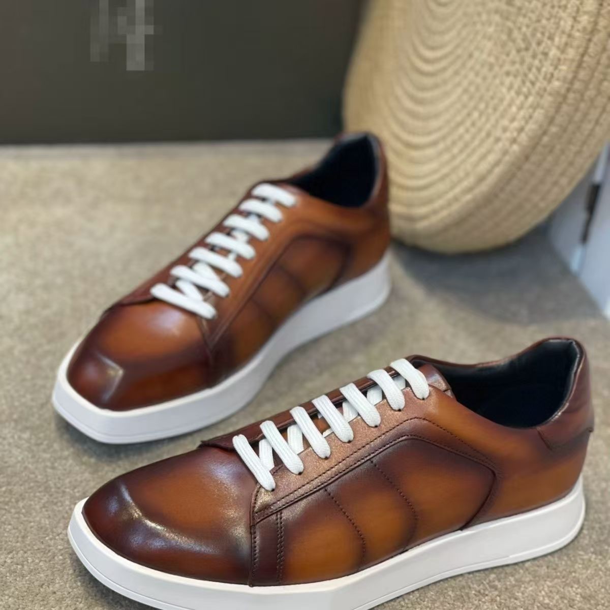 Super grande tamanho genuíno p - Men Shoes Eu To Us avaliação e preço