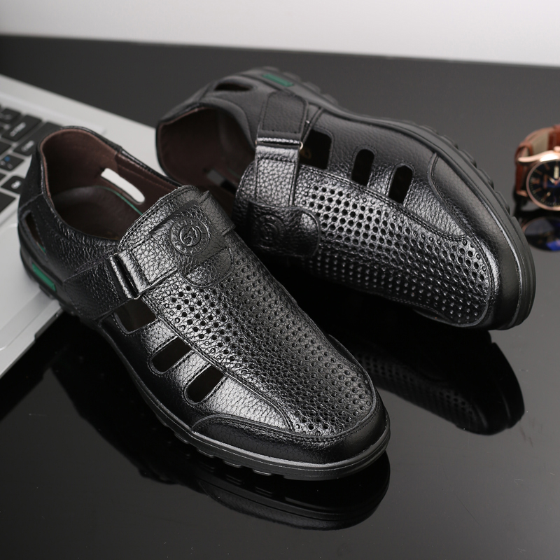 Sandálias masculinas de couro  - Men Shoes Eu To Us avaliação e preço