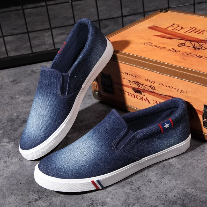 Denim sapatos de lona masculin - Men Shoes Vans avaliação e preço