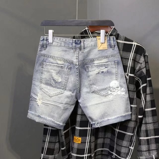 Verão masculino desgastado grâ - Men'S Shoes With Jeans avaliação e preço